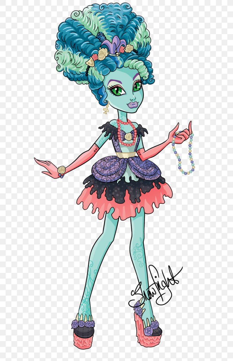 Honey Island Swamp Monster Cleo DeNile Monster High Doll, PNG, 600x1270px, Watercolor, Cartoon, Flower, Frame, Heart Download Free