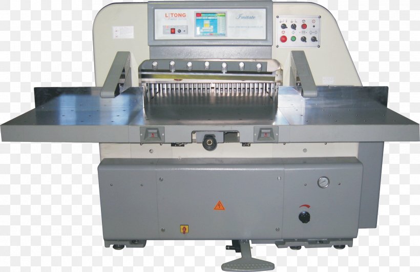 Machine Guillotine Paper Cutter Printing, PNG, 2480x1606px, Machine, Computer Numerical Control, Guillotine, Imagesetter, Manufacturing Download Free