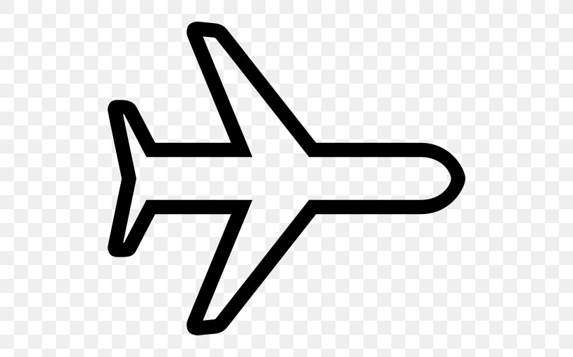 Airplane Mode Flight, PNG, 512x512px, Airplane, Airplane Mode, Area, Black And White, Flight Download Free