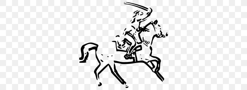 Calvary Cavalry Clip Art, PNG, 300x300px, Calvary, Area, Art, Black, Black And White Download Free