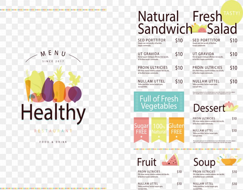 Vegetarian Cuisine Organic Food Menu Health, PNG, 4128x3234px, Vegetarian Cuisine, Advertising, Brand, Brochure, Diet Download Free