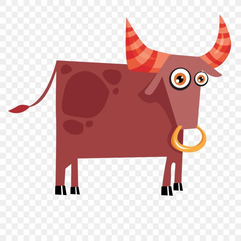 Bovine Bull Clip Art Cartoon Livestock, PNG, 1199x1200px, Bovine, Bull, Cartoon, Cowgoat Family, Horn Download Free