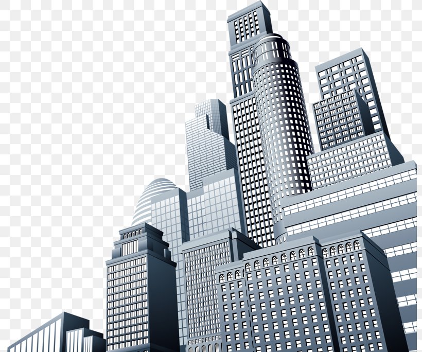 Business Skyscraper Stock Photography Illustration, PNG, 800x684px, Business, Advertising, Architecture, Black And White, Brand Download Free