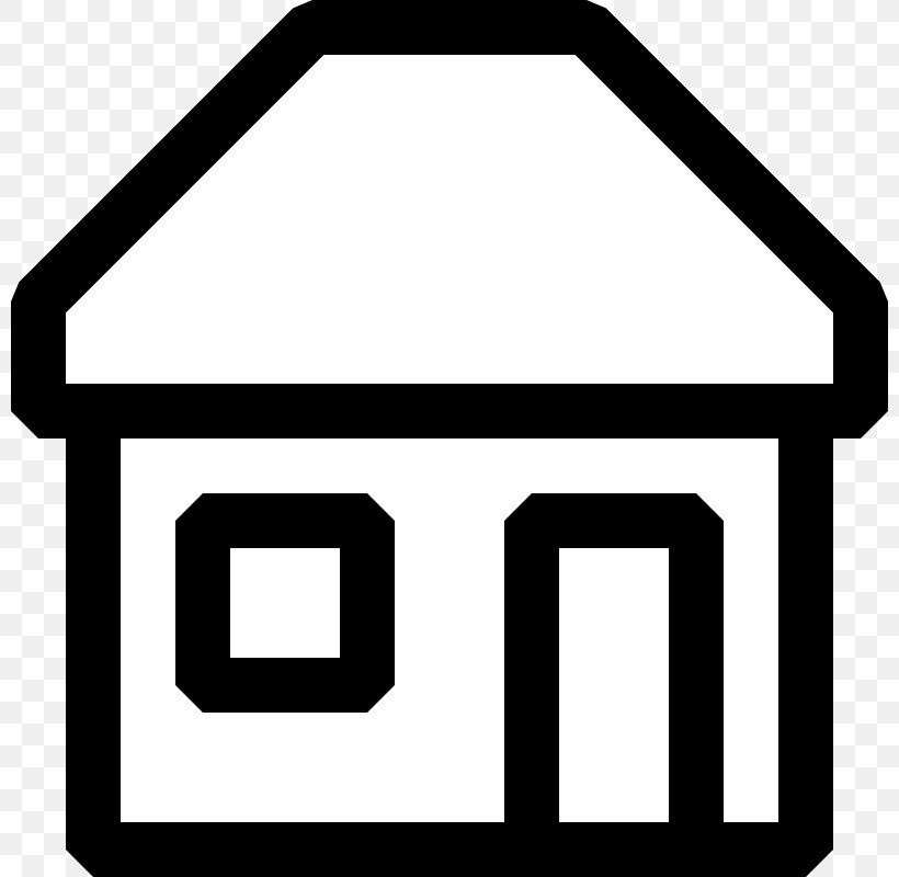House Clip Art, PNG, 800x800px, House, Area, Black And White, Brand, Drawing Download Free