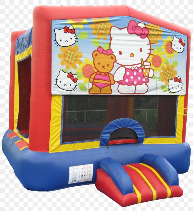 Inflatable Bouncers Hello Kitty Child Toy, PNG, 877x960px, Inflatable, Baby Shower, Child, Games, Hello Kitty Download Free