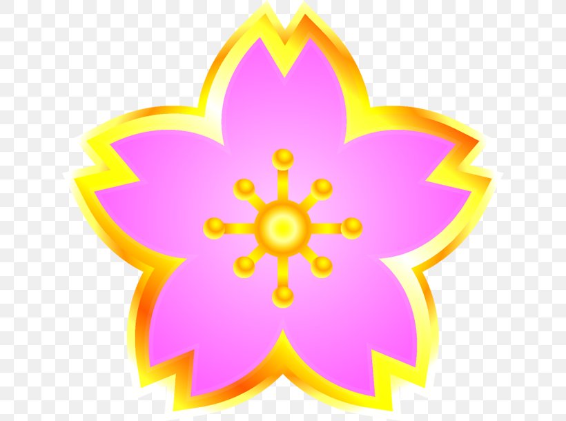 入学式 Petal Cherry Blossom Clip Art, PNG, 640x610px, Petal, April, Cherry Blossom, Color Gradient, Flower Download Free