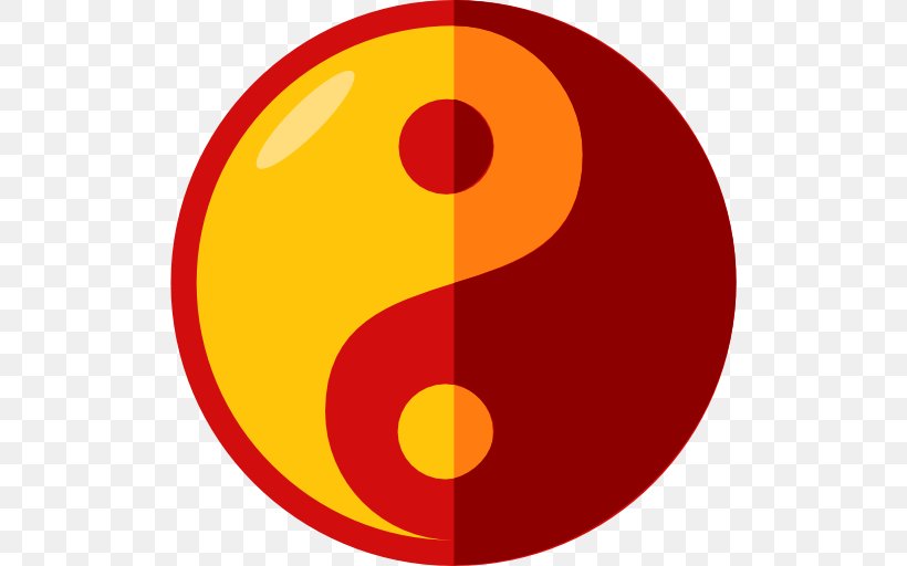 Yin And Yang, PNG, 512x512px, Yin And Yang, Area, Orange, Smile, Symbol Download Free