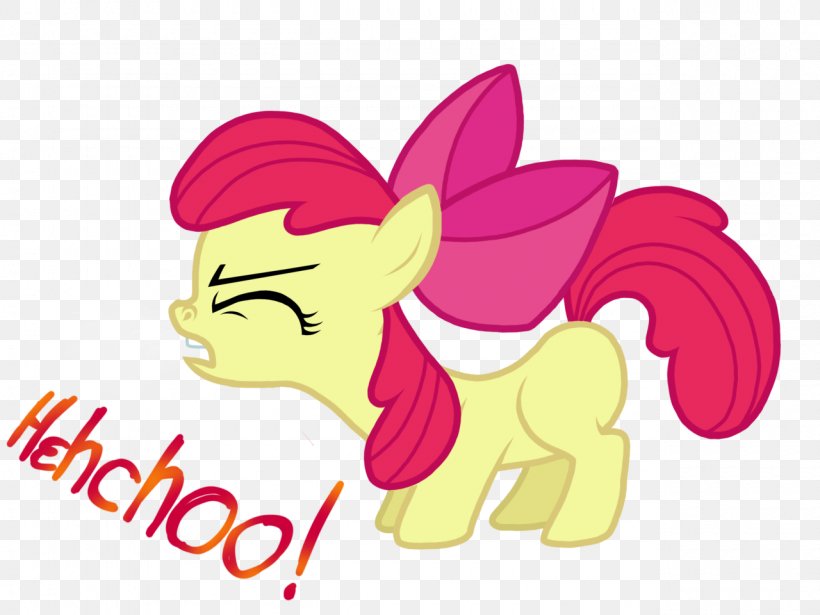 Apple Bloom Sneeze Applejack Pony Cutie Mark Crusaders, PNG, 1280x960px, Watercolor, Cartoon, Flower, Frame, Heart Download Free
