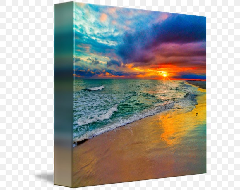 Canvas Print Painting Printing Picture Frames, PNG, 606x650px, Canvas, Art, Artist, Beach, Calm Download Free