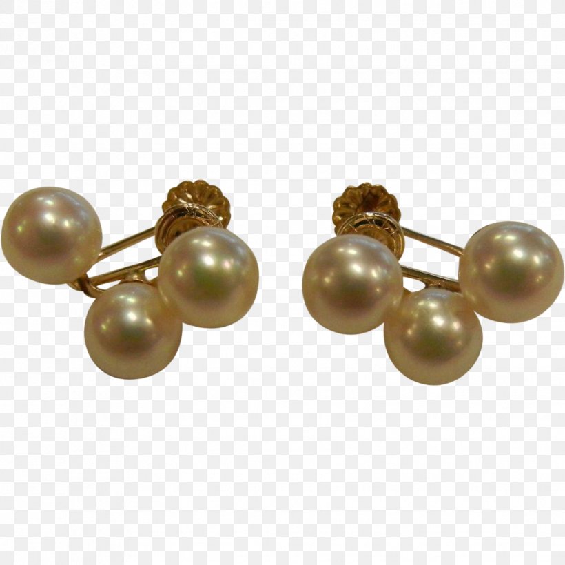 Cultured Pearl Earring Gold Tahitian Pearl, PNG, 1121x1121px, Pearl, Colored Gold, Cultured Pearl, Cupcake, Earring Download Free