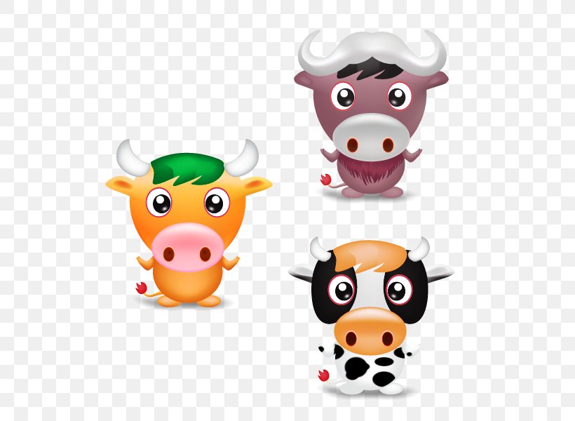 Cattle Ox Clip Art, PNG, 600x600px, Cattle, Apple Icon Image Format, Cartoon, Dairy Cattle, Food Download Free