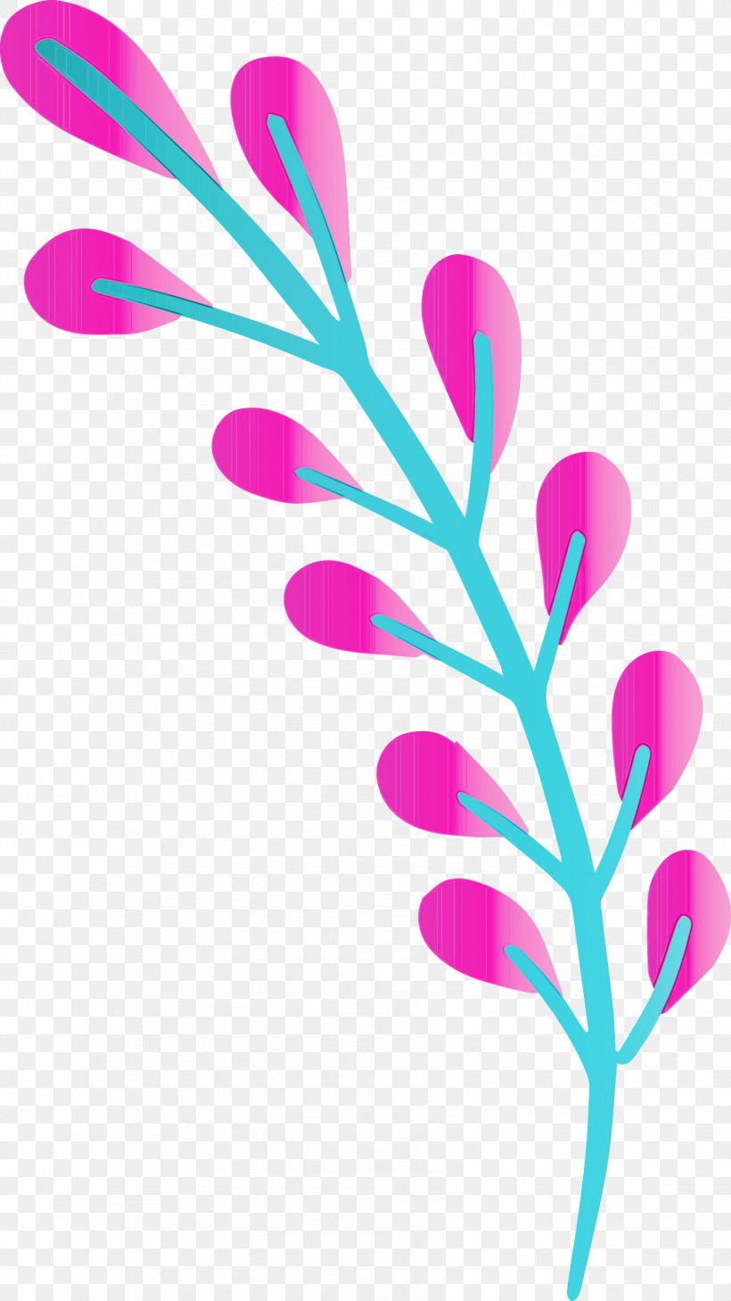 Pedicel Plant Magenta Flower, PNG, 1685x3000px, Watercolor, Flower, Magenta, Paint, Pedicel Download Free