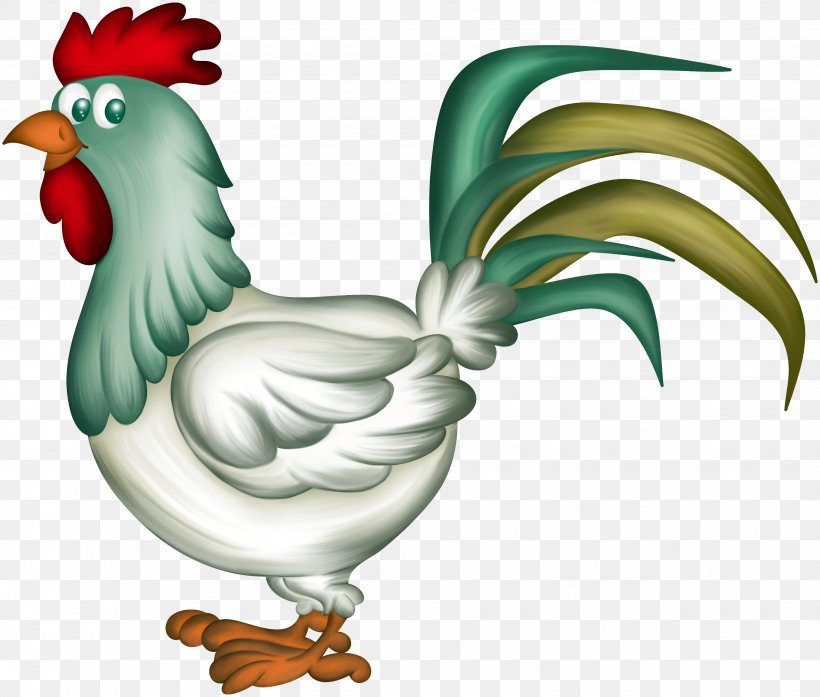 Chicken Rooster Clip Art, PNG, 3468x2951px, Chicken, Beak, Bird, Drawing, Fowl Download Free