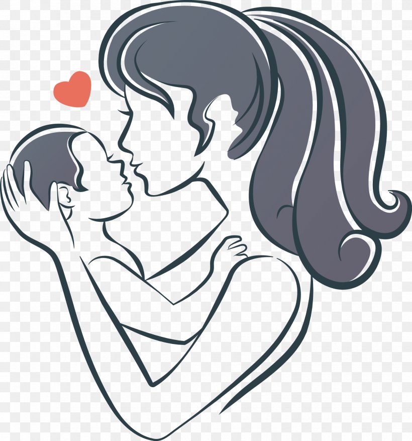 Maternal Bond Infant Mother Child Clip Art, PNG, 1861x1991px, Watercolor, Cartoon, Flower, Frame, Heart Download Free