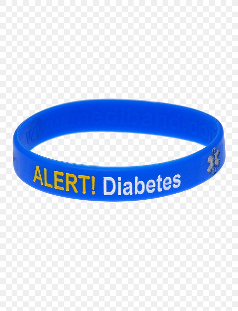 Wristband Bracelet Diabetes Mellitus Type 2 Medical Identification Tag, PNG, 769x1073px, Wristband, Bangle, Blue, Body Jewelry, Bracelet Download Free