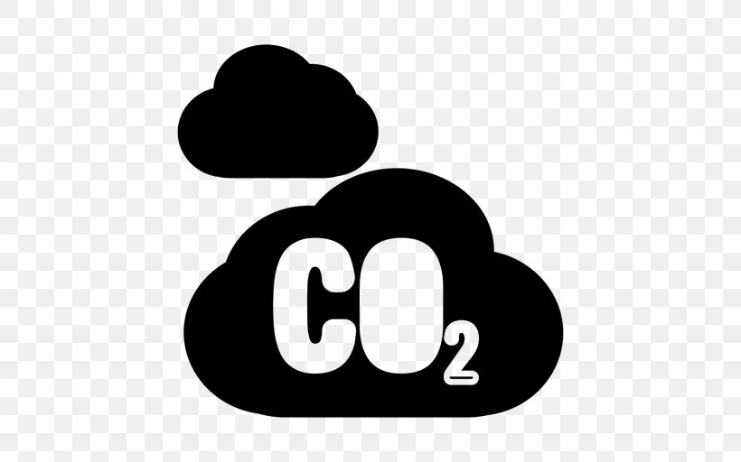 Carbon Dioxide Clip Art, PNG, 512x512px, Carbon Dioxide, Area, Black, Black And White, Brand Download Free