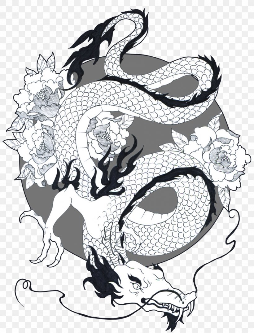Shenron Japanese Dragon Drawing Chinese Dragon, PNG, 900x1180px, Shenron, Art, Blackandwhite, Chinese Dragon, Dragon Download Free