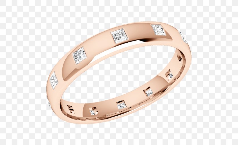 Wedding Ring Princess Cut Diamond Gold, PNG, 500x500px, Ring, Bangle, Body Jewellery, Body Jewelry, Diamond Download Free