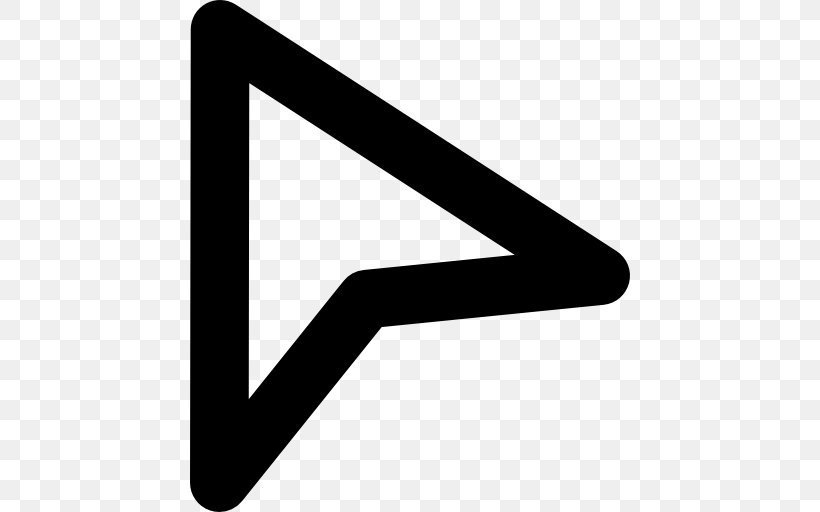 Computer Mouse Pointer Cursor Arrow, PNG, 512x512px, Computer Mouse, Black And White, Computer, Cursor, Interface Download Free