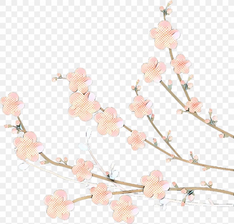 Cherry Blossom, PNG, 970x928px, Pop Art, Blossom, Body Jewelry, Branch, Cherry Blossom Download Free