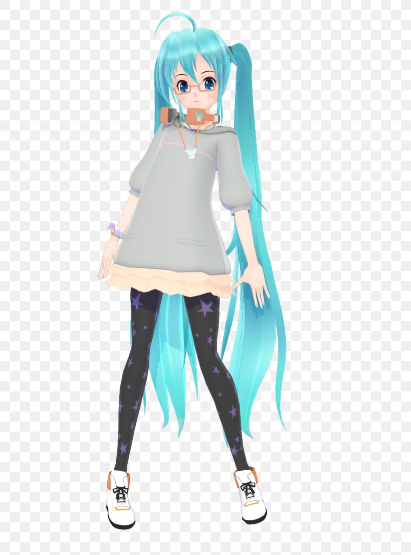 MikuMikuDance Hatsune Miku Turquoise Teal Clothing, PNG, 722x1106px, Watercolor, Cartoon, Flower, Frame, Heart Download Free