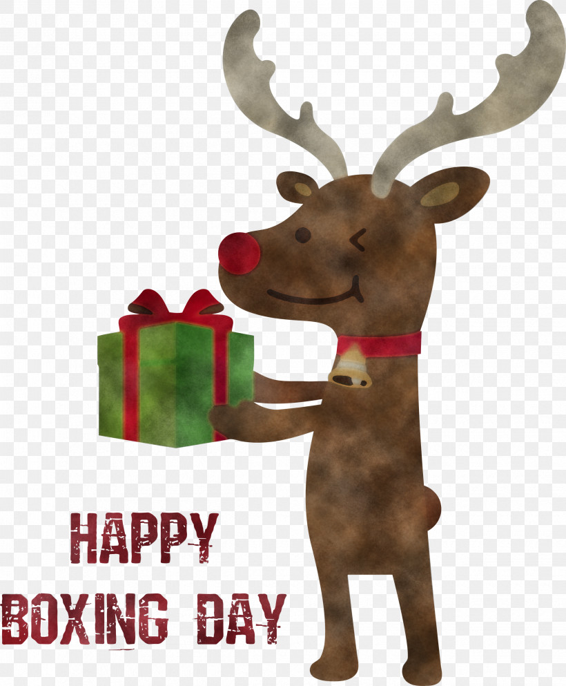 Happy Boxing Day Boxing Day, PNG, 2475x3000px, Happy Boxing Day, Animal Figure, Antler, Boxing Day, Christmas Stocking Download Free
