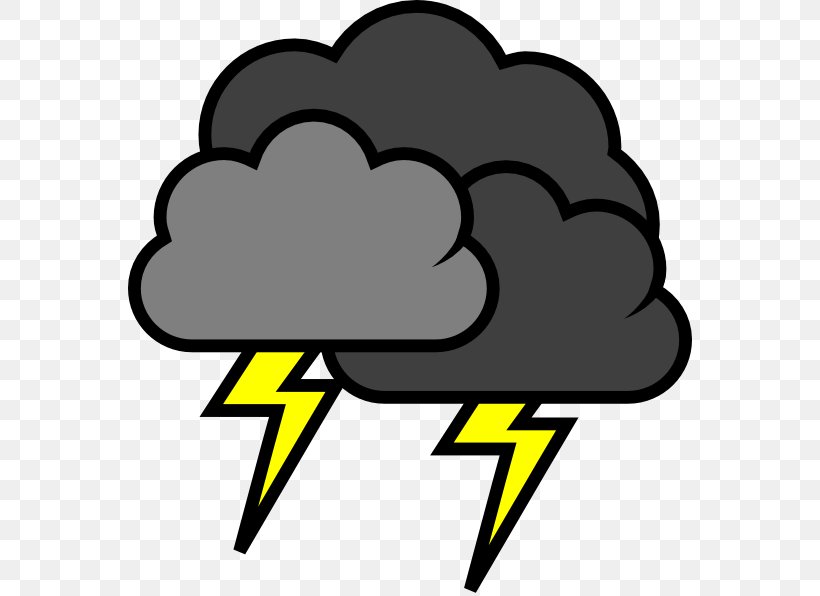Thunderstorm Lightning Cloud Clip Art, PNG, 564x596px, Thunderstorm, Area, Artwork, Cloud, Free Content Download Free