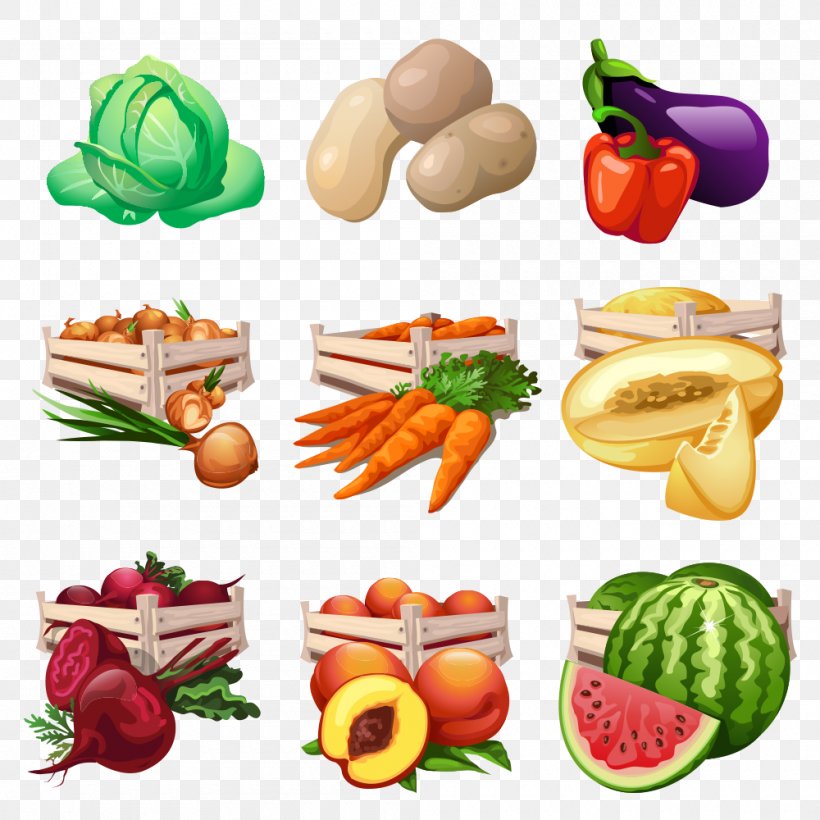 Vegetable Fruit Watermelon Illustration, PNG, 1000x1000px, Vegetable, Auglis, Carrot, Cartoon, Diet Food Download Free