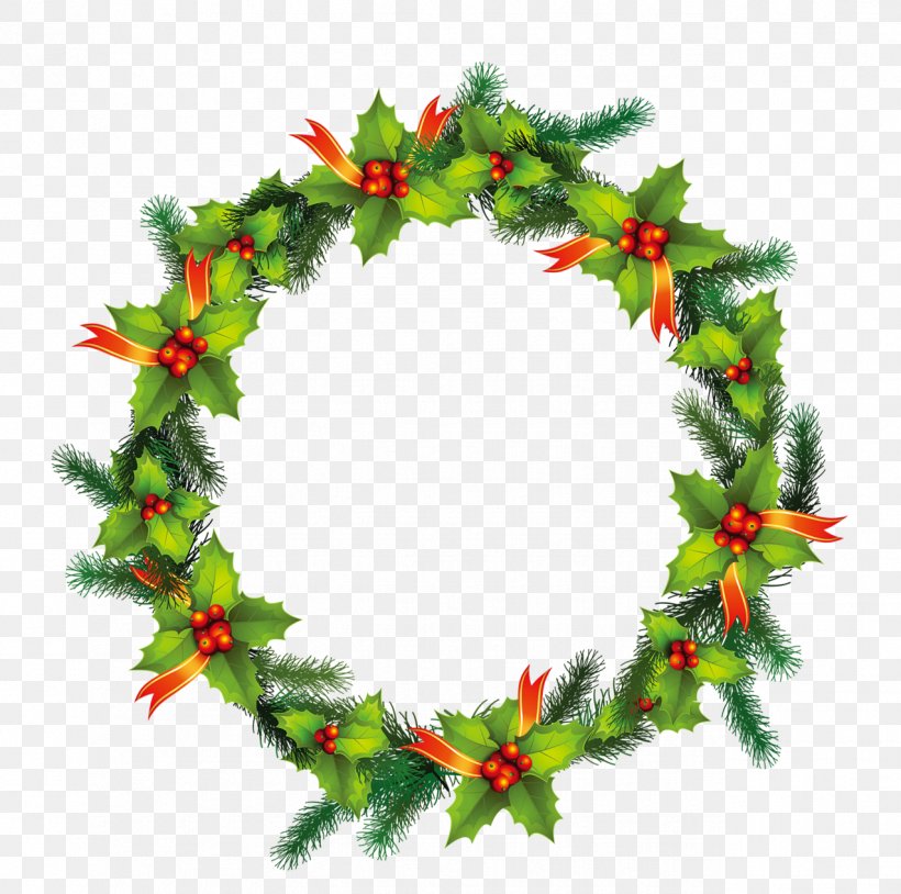Christmas Wreath Illustration, PNG, 1275x1267px, Christmas, Advent Wreath, Aquifoliaceae, Christmas Decoration, Christmas Ornament Download Free