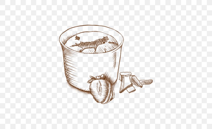 Drawing /m/02csf, PNG, 500x500px, Drawing, Animal, Cup, Drinkware, Tableware Download Free