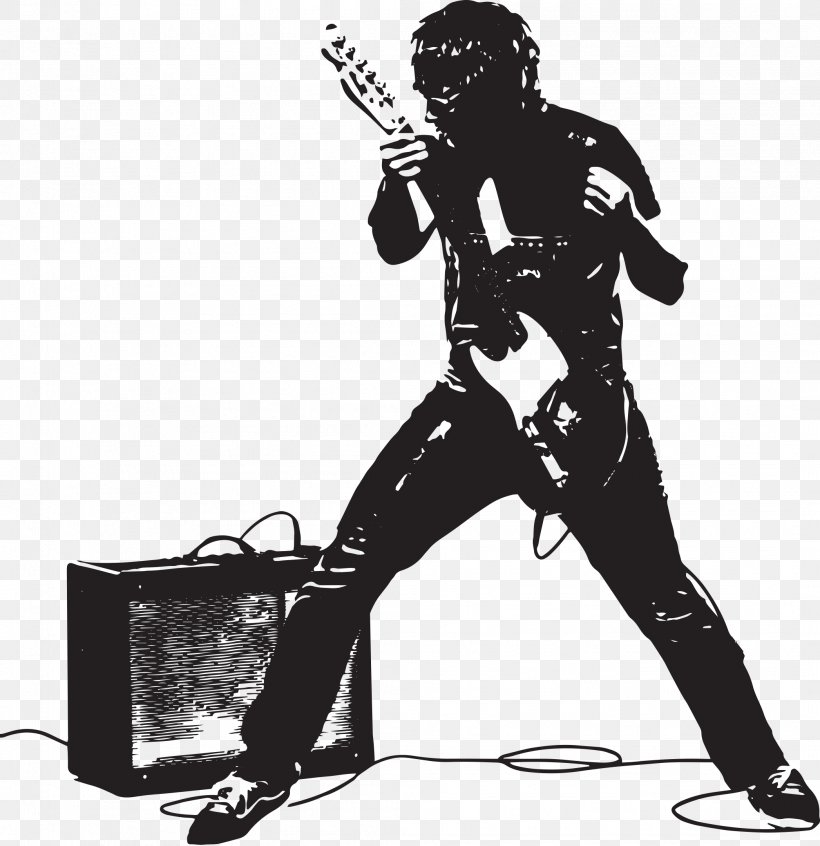 Guitar Pink Floyd Silhouette Rock Musical Instruments, PNG, 2093x2160px, Guitar, Black, Black And White, Drummer, Fictional Character Download Free