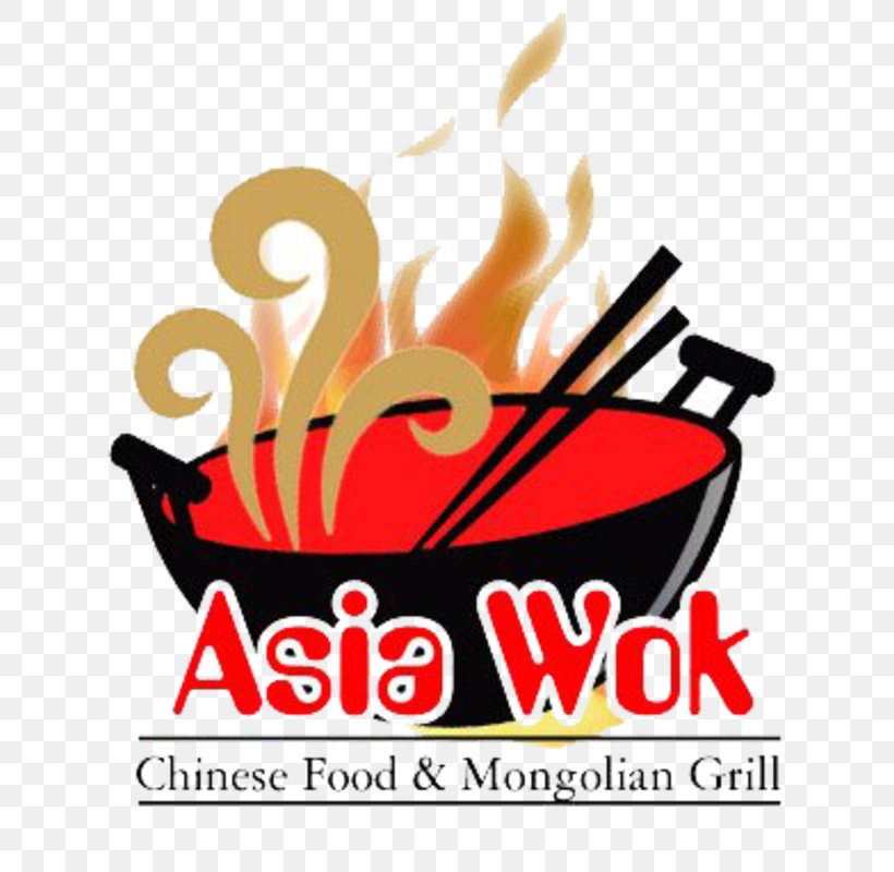 Logo Mongolian Cuisine Clip Art Brand Food, PNG, 800x800px, Logo, Artwork, Asia Wok, Brand, Cuisine Download Free