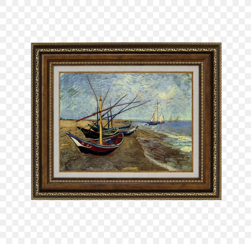 Van Gogh Museum Almond Blossoms Saintes-Maries-de-la-Mer Van Gogh Self-portrait Fishing Boats On The Beach At Saintes-Maries, PNG, 800x800px, Van Gogh Museum, Almond Blossoms, Art, Artwork, Canvas Download Free