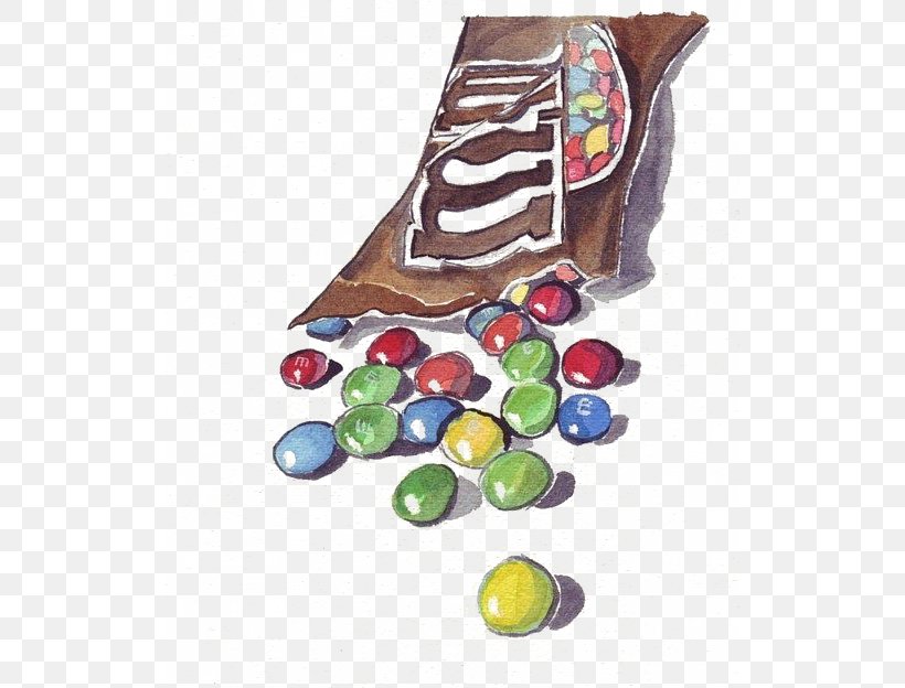 Drawing Watercolor Painting Candy M&Ms, PNG, 520x624px, Drawing, Art, Artist, Candy, Chocolate Download Free