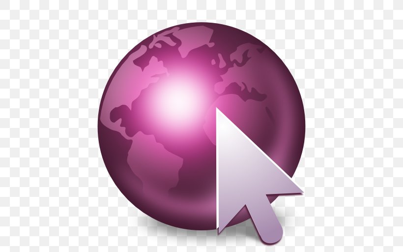 Pink Purple Globe Sphere, PNG, 512x512px, Web Browser, Globe, Google Chrome, Icon Design, Internet Explorer Download Free