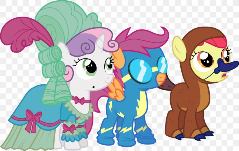 Pony Apple Bloom Cutie Mark Crusaders Applejack Sweetie Belle, PNG, 1024x646px, Pony, Animal Figure, Animated Cartoon, Animation, Apple Bloom Download Free