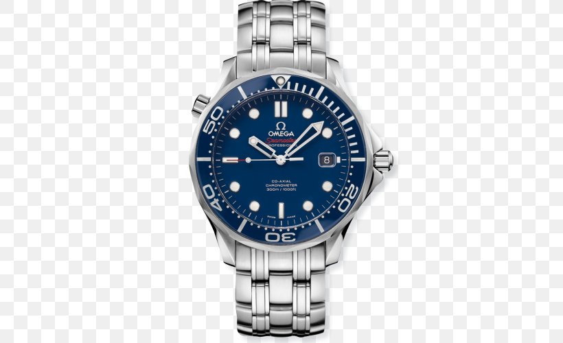 Omega Speedmaster Omega Seamaster Coaxial Escapement Omega SA Watch, PNG, 500x500px, Omega Speedmaster, Brand, Chronometer Watch, Coaxial Escapement, Cobalt Blue Download Free