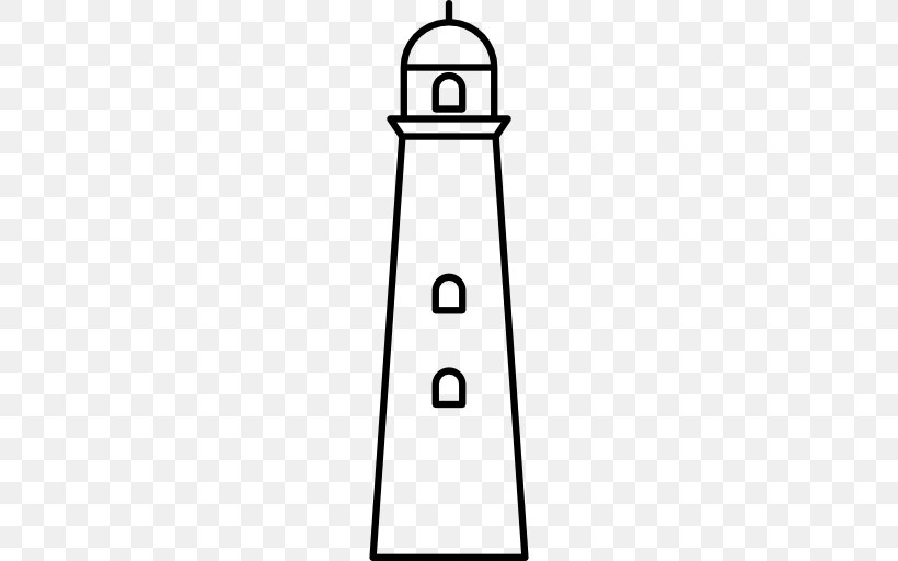 Monochrome Area Line Art, PNG, 512x512px, Monument, Area, Black And White, Lighthouse, Line Art Download Free