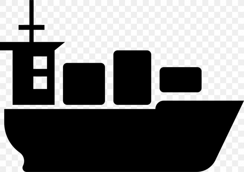 Container Ship Freight Transport Cargo, PNG, 980x692px, Ship, Area, Black, Black And White, Boat Download Free