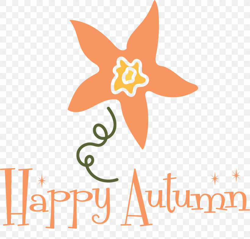 Logo Flower Line Shopping Meter, PNG, 3000x2878px, Happy Autumn, Biology, Flower, Geometry, Hello Autumn Download Free