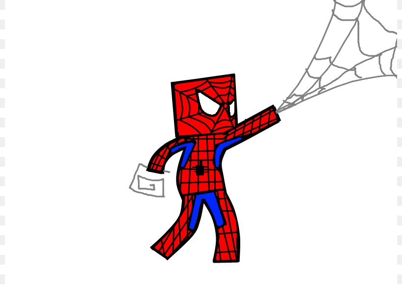Minecraft Spider-Man Roblox Drawing Clip Art, PNG, 800x600px, Minecraft, Area, Art, Artwork, Cartoon Download Free