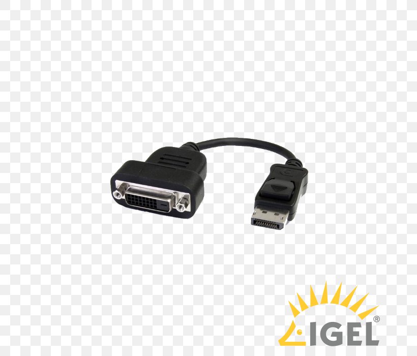 Dell Laptop Digital Visual Interface DisplayPort Adapter, PNG, 700x700px, Dell, Adapter, Cable, Computer Monitors, Data Transfer Cable Download Free