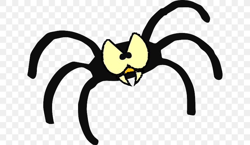 Scary Spiders Clip Art, PNG, 640x475px, Spider, Artwork, Black And White, Body Jewelry, Document Download Free