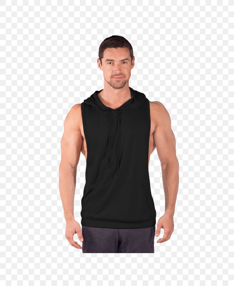 T-shirt Hoodie Top Gilets Sleeveless Shirt, PNG, 771x1000px, Tshirt, Abdomen, Arm, Black, Clothing Download Free