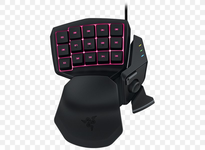 Computer Keyboard Razer Tartarus Chroma Gaming Keypad USB Gaming Keyboard Razer Tartarus V2 Ergonomic, PNG, 800x600px, Computer Keyboard, Colorfulness, Computer Component, Electronic Device, Game Controllers Download Free