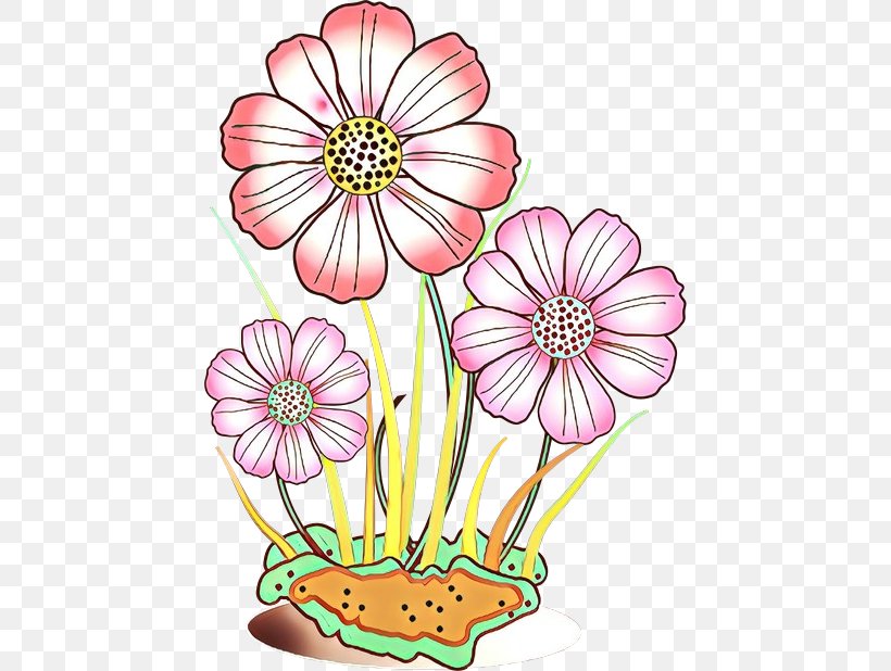 Floral Design, PNG, 444x618px, Cartoon, Floral Design, Flower, Flowerpot, Petal Download Free