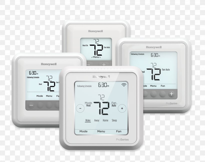 Honeywell Casi Heating And Cooling Programmable Thermostat Electronics, PNG, 3616x2851px, Honeywell, Ecobee Ecobee3, Electronics, Hardware, Honeywell Lyric T6 Download Free