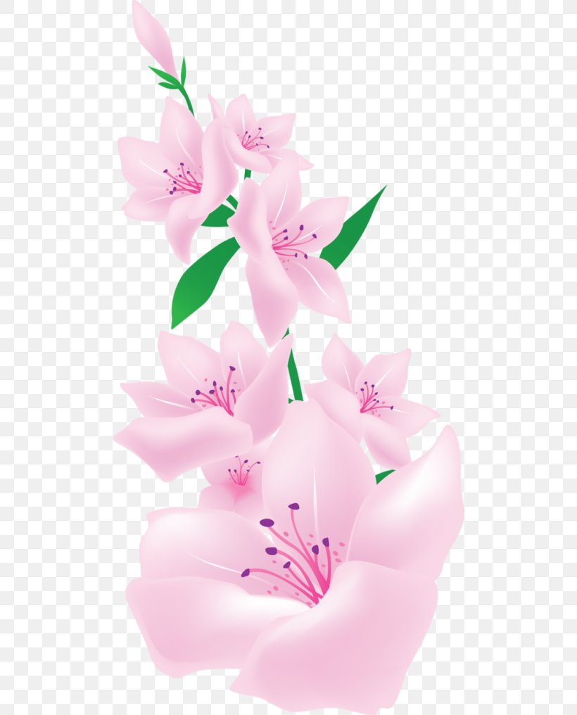 Painting Pink Flowers Floral Design Clip Art, PNG, 500x1016px, Painting, Art, Blossom, Flora, Floral Design Download Free