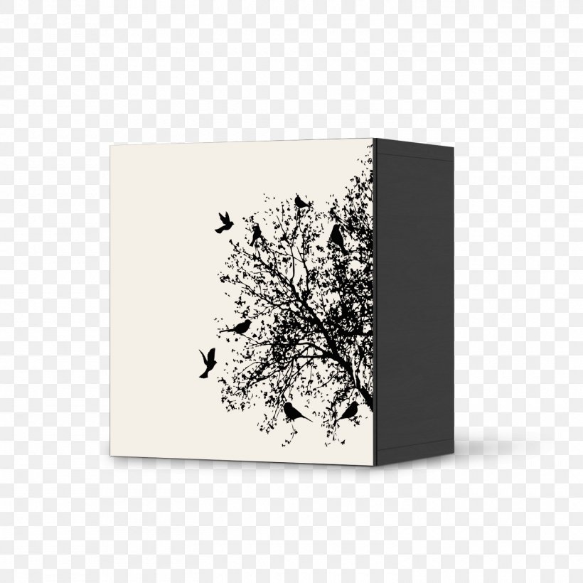 Tree Decal Sticker Bird, PNG, 1500x1500px, Tree, Bird, Decal, Drawing, Flower Download Free