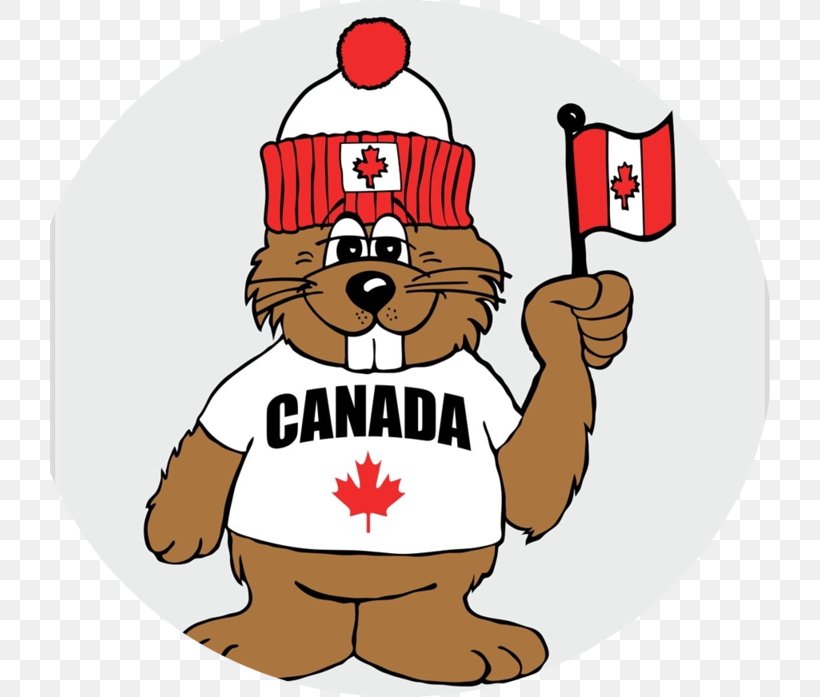 Beaver Canada Day Flag Of Canada Immigration To Canada Clip Art, PNG, 720x697px, Watercolor, Cartoon, Flower, Frame, Heart Download Free